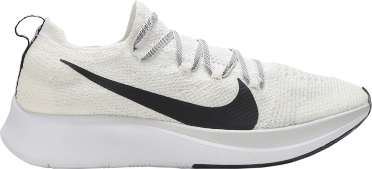 Wmns Zoom Fly Flyknit 'White Black'