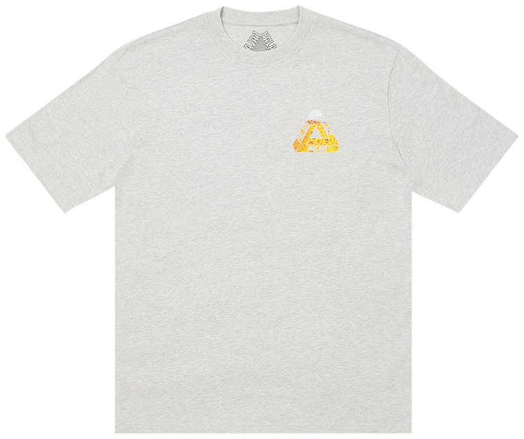 Palace Tri Lager T Shirt Grey Marl