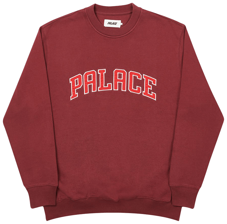 Palace Alas Crew Burgundy