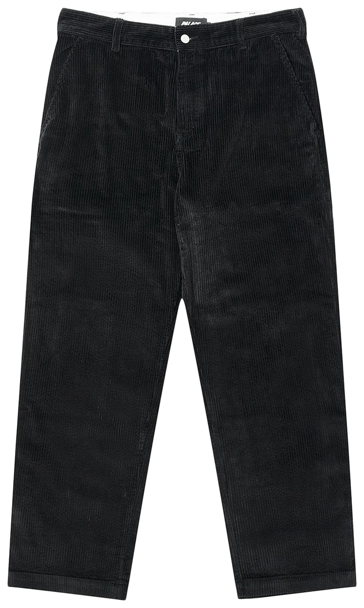 Palace Cord Plain Pant Black