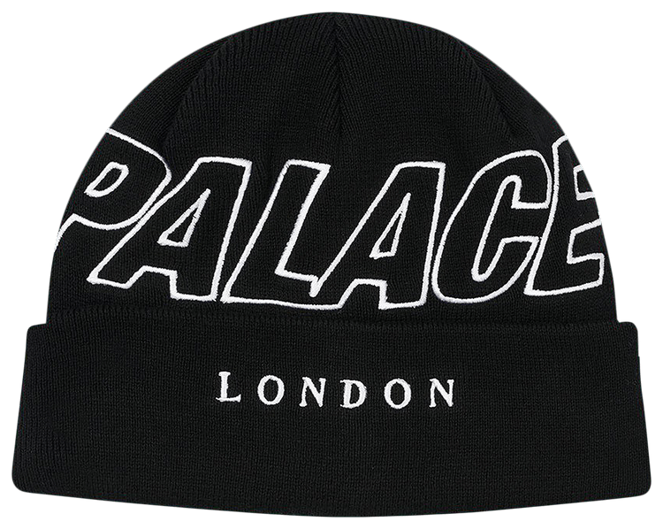 Palace London Beanie Black