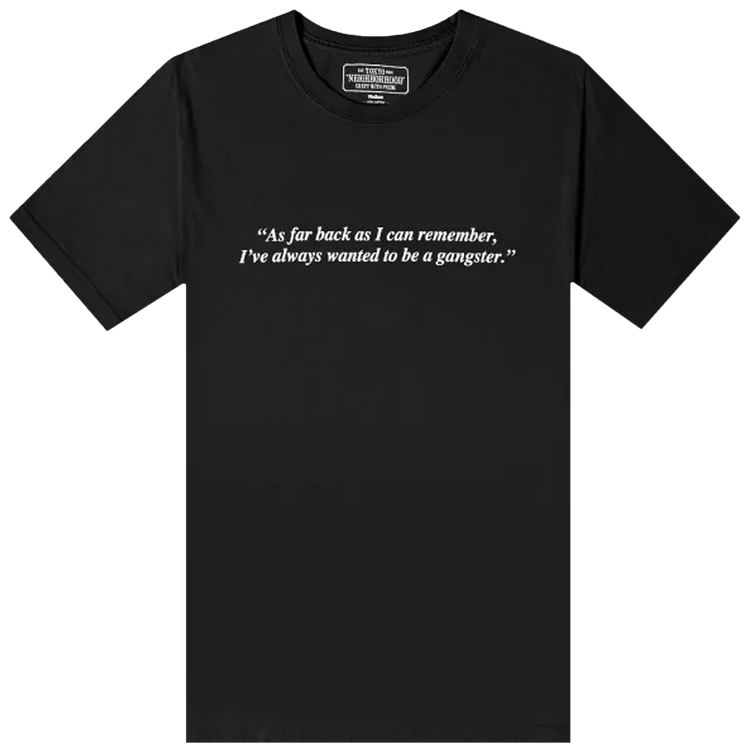 Neighborhood Fellas Tee Black