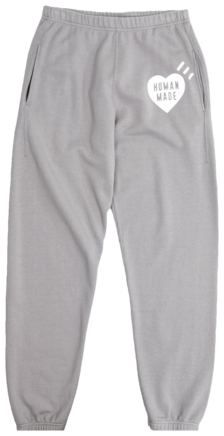 Human Made Heart Logo Sweat Pants Grey