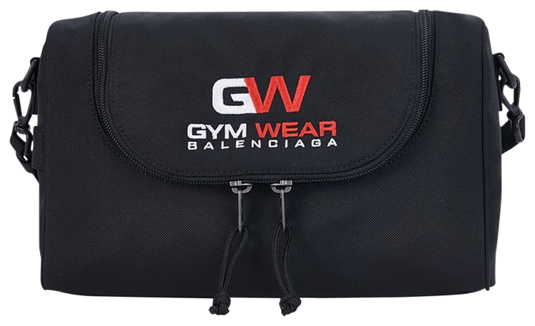 Balenciaga Gymwear Beauty Case Black