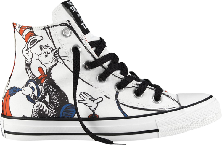 Dr. Seuss x Chuck Taylor All Star High 'Cat in the Hat' | GOAT