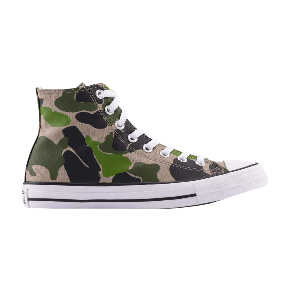 Pre-owned Converse Chuck Taylor All Star High 'archival Camo' In Green
