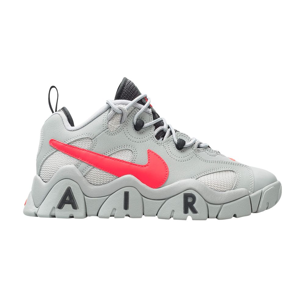 Pre-owned Nike Air Barrage Low Gs 'heather Crimson' | Grey | Kid's Size 4