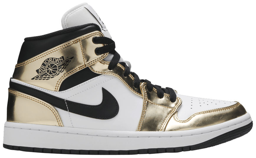 metallic gold jordan 1 outfit