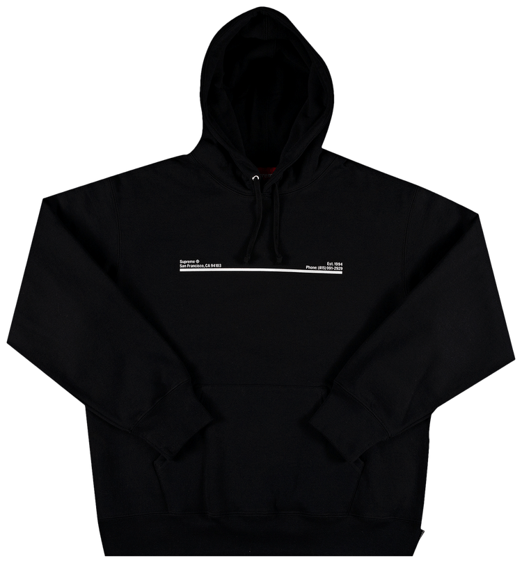 Buy Supreme Shop Hooded Sweatshirt San Francisco Black FW20SW48D BLACK GOAT CA