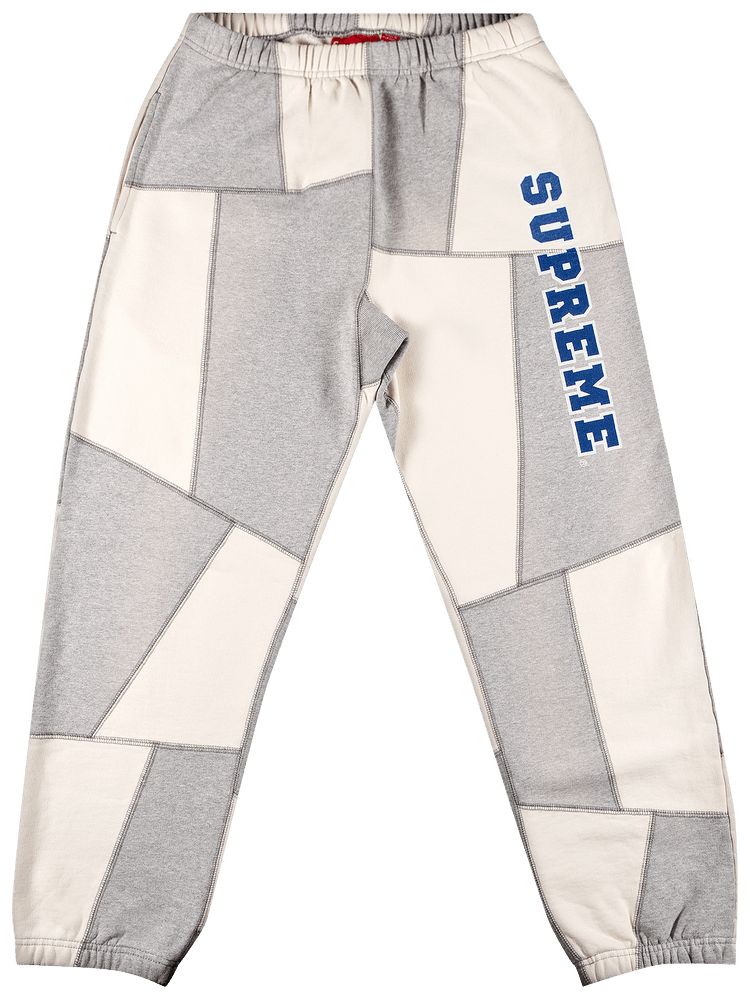 Buy Supreme Patchwork Sweatpant Heather Grey FW20P11 HEATHER GREY GOAT