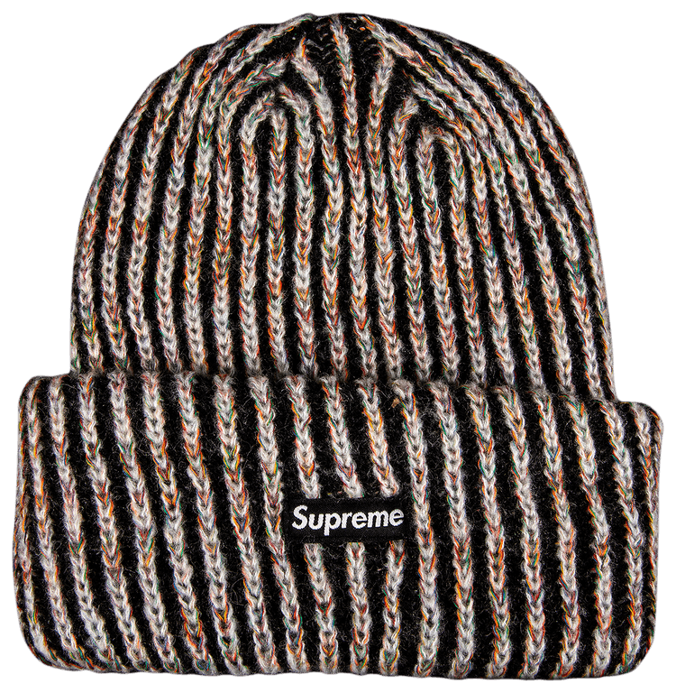 Buy Supreme Rainbow Knit Loose Gauge Beanie 'Black' - FW20BN12 BLACK | GOAT  CA