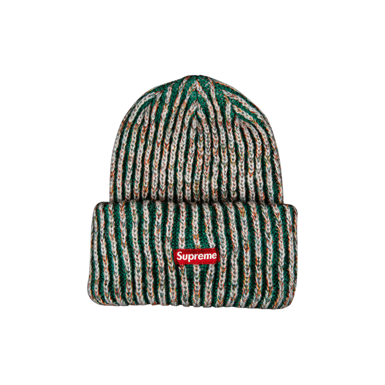 Supreme Rainbow Knit Loose Gauge Beanie 'Dark Green'
