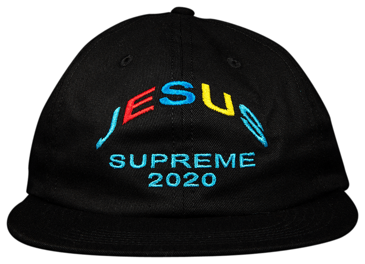 Buy Supreme Jesus 6 Panel Black FW20H105 BLACK GOAT