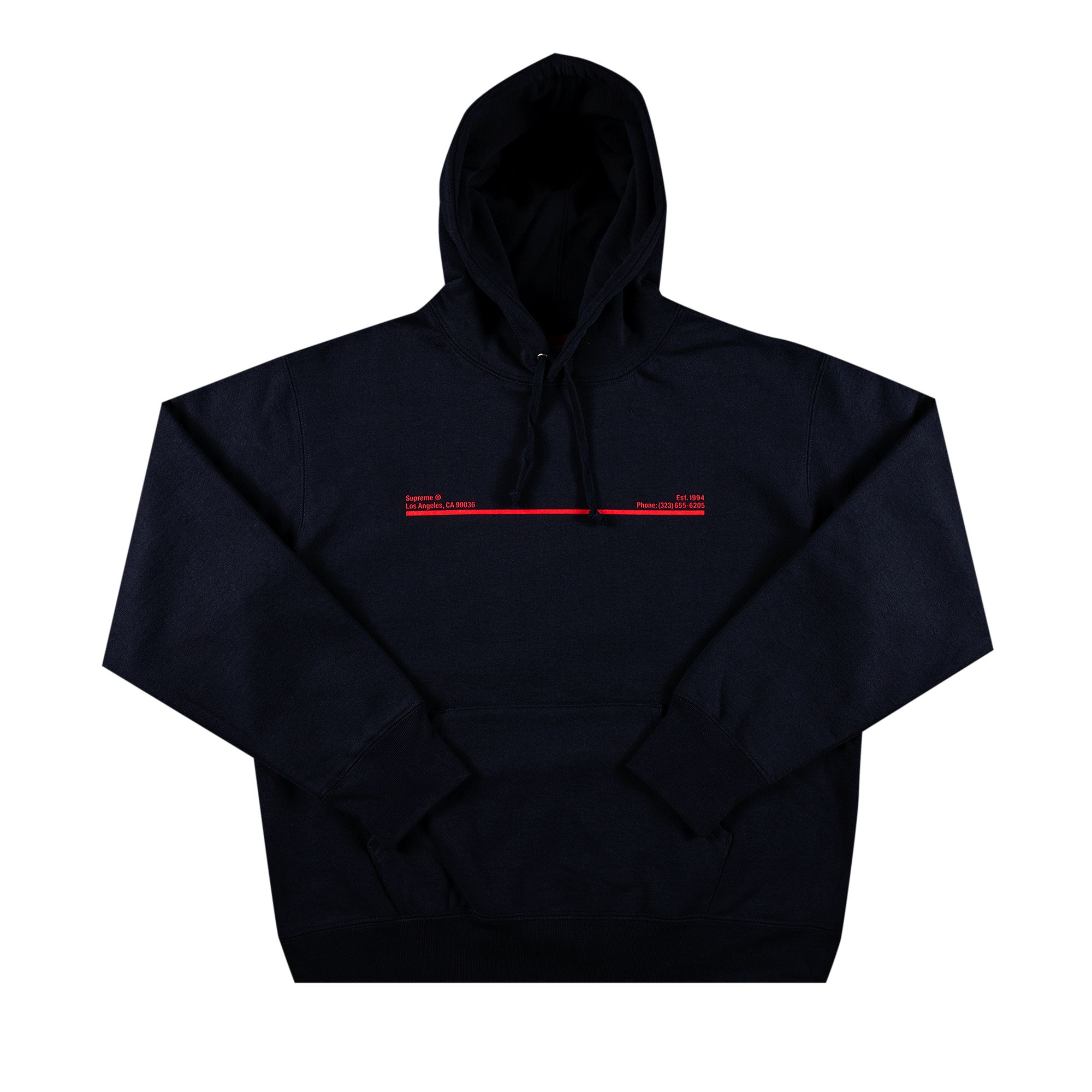 Supreme Shop Hooded Sweatshirt - Los Angeles 'Navy' | Blue | Men's Size L