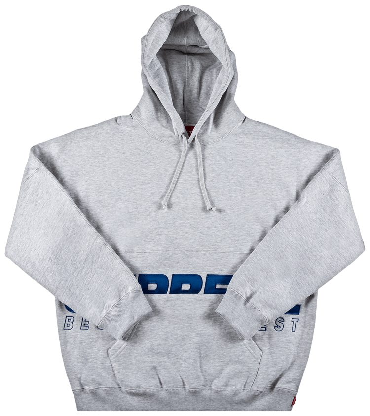 Supreme Best Of The Best Hooded Sweatshirt Ash Grey