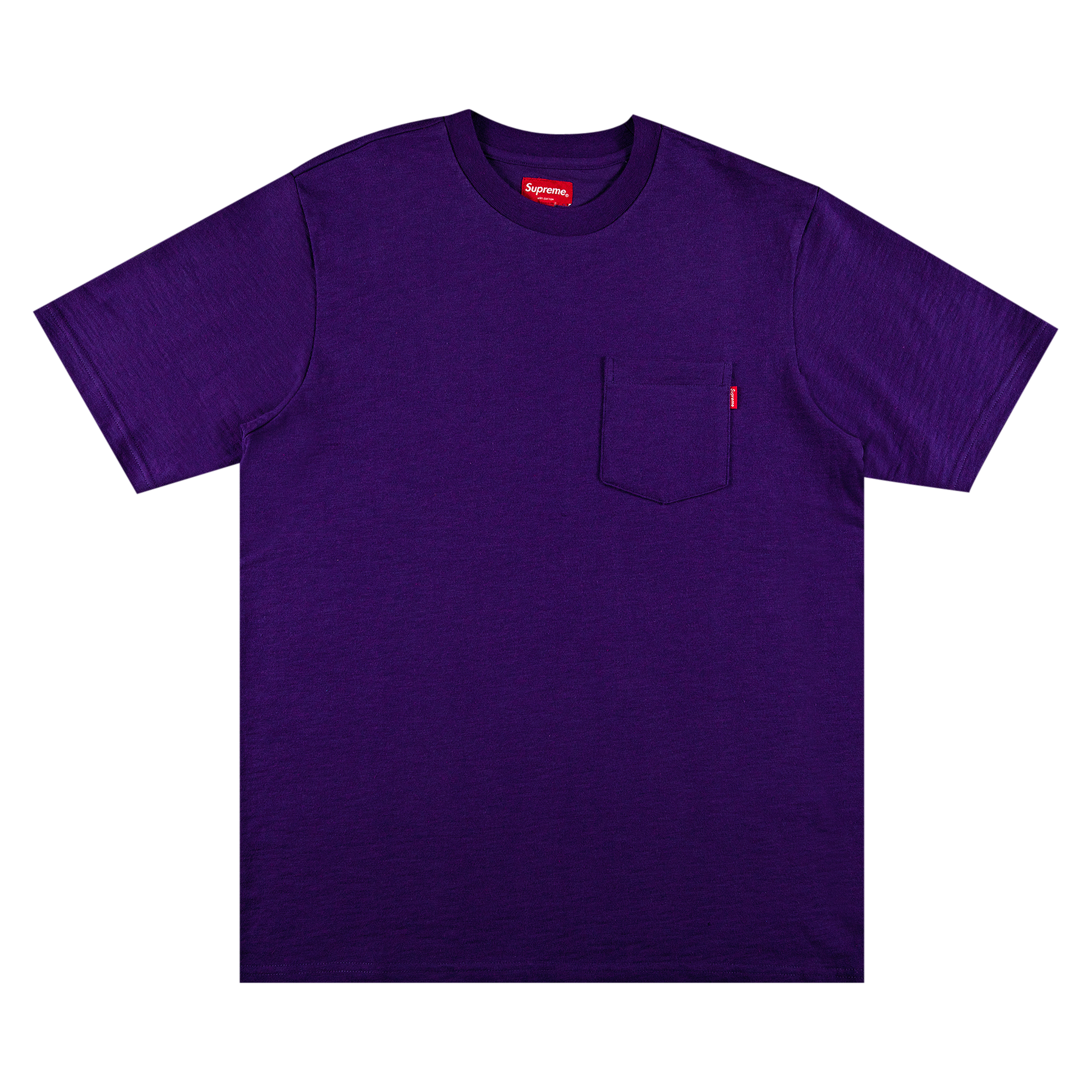 Pre-owned Supreme Short-sleeve Pocket Tee 'heather Purple'