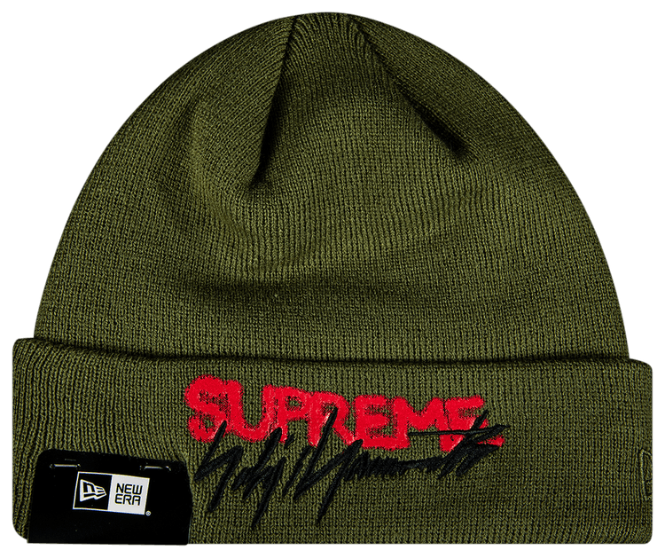 ★20AW WEEK4★Supreme X Yohji Yamamoto New Era Beanie Buy Supreme x Yohji Yamamoto x New Era Beanie 'Olive