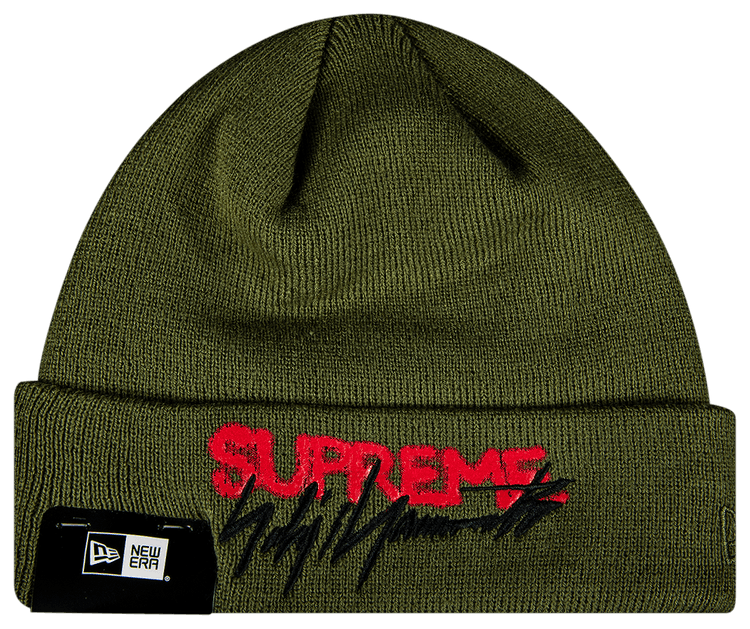 Supreme x Yohji Yamamoto x New Era Beanie 'Olive'