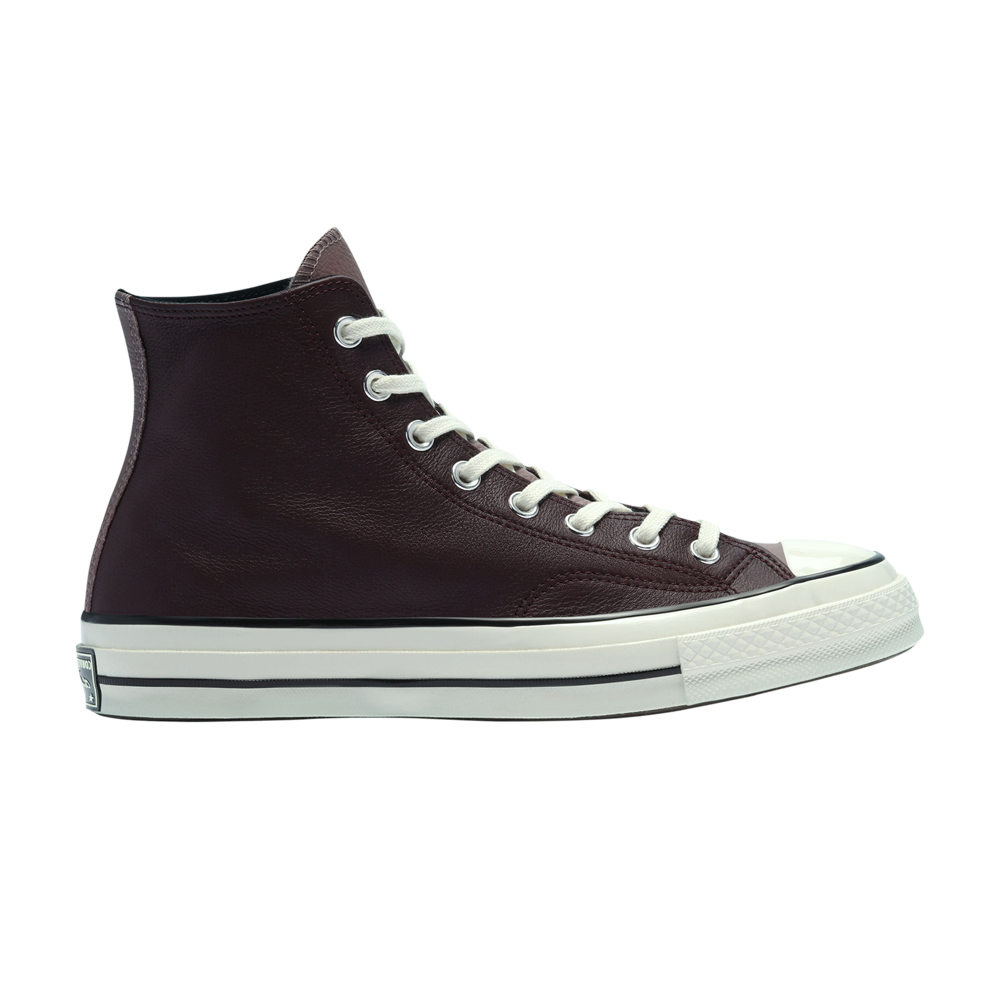 Pre-owned Converse Chuck 70 Leather High 'colorblock - Black Currant'