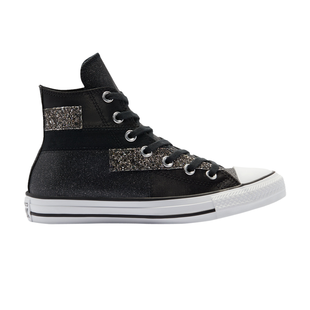 Pre-owned Converse Wmns Chuck Taylor All Star High 'black Glitter'