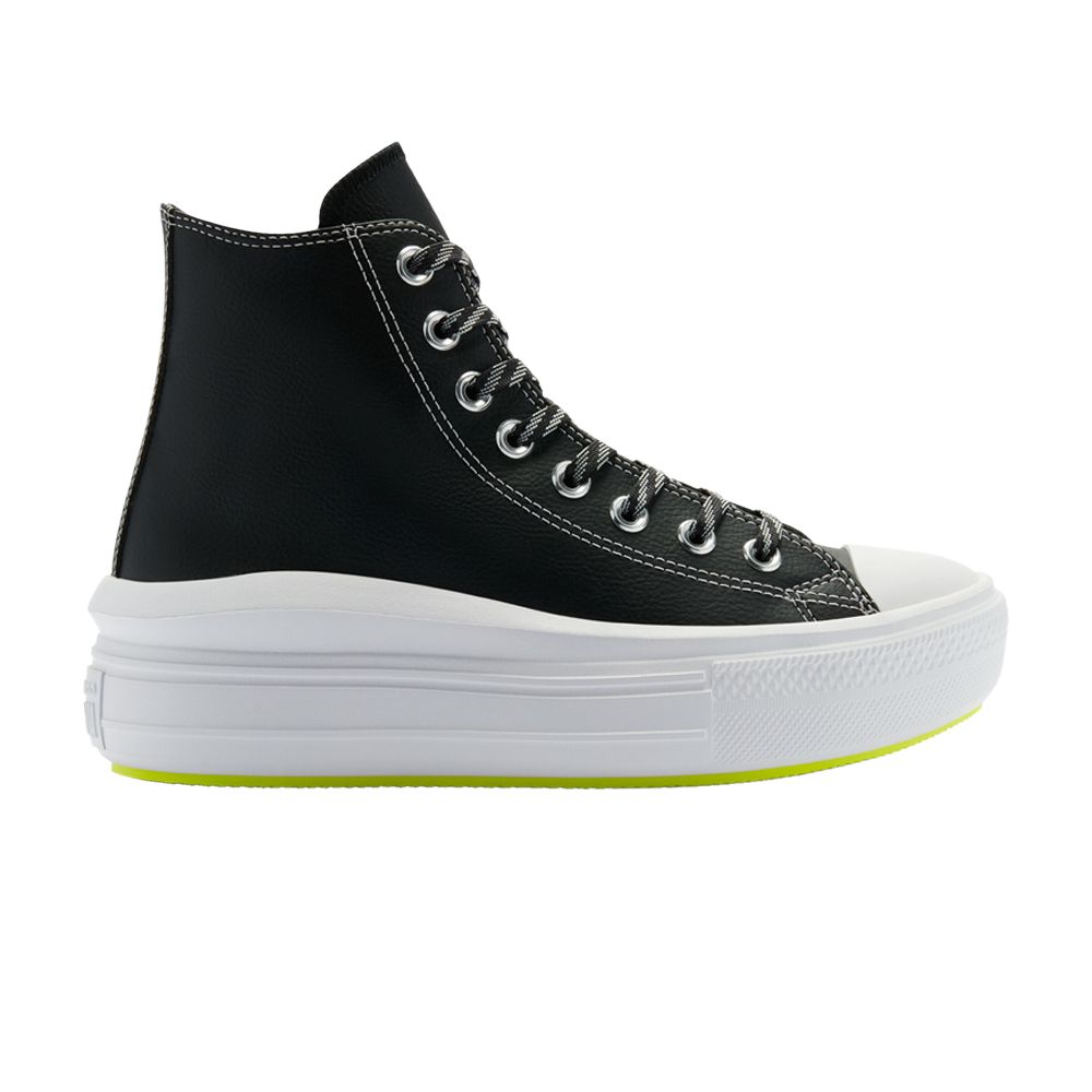 Pre-owned Converse Wmns Chuck Taylor All Star High Move 'black Lemon Venom'