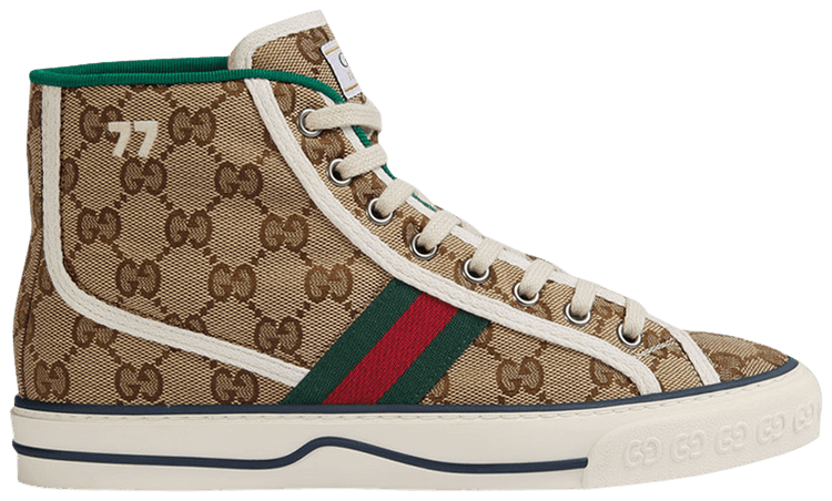 Gucci Wmns Tennis 1977 High Beige Ebony