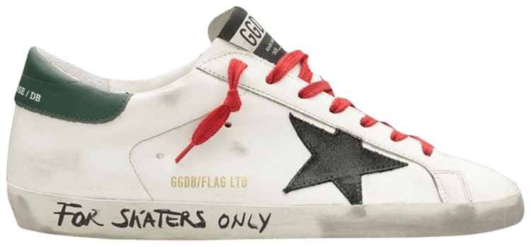 Buy Golden Goose Superstar White Green F35MS590 S35 GOAT