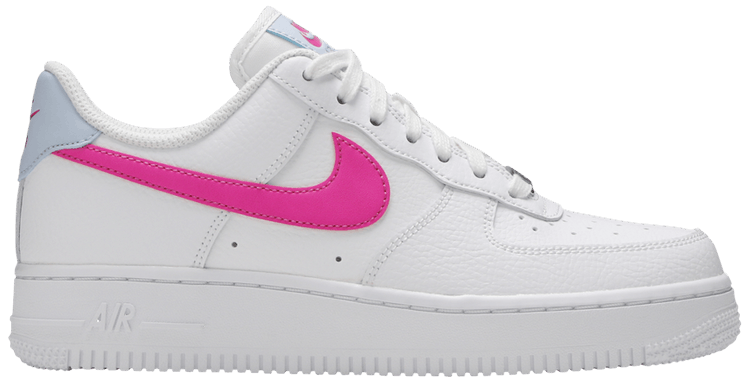 Pink swoosh air force 1 discount