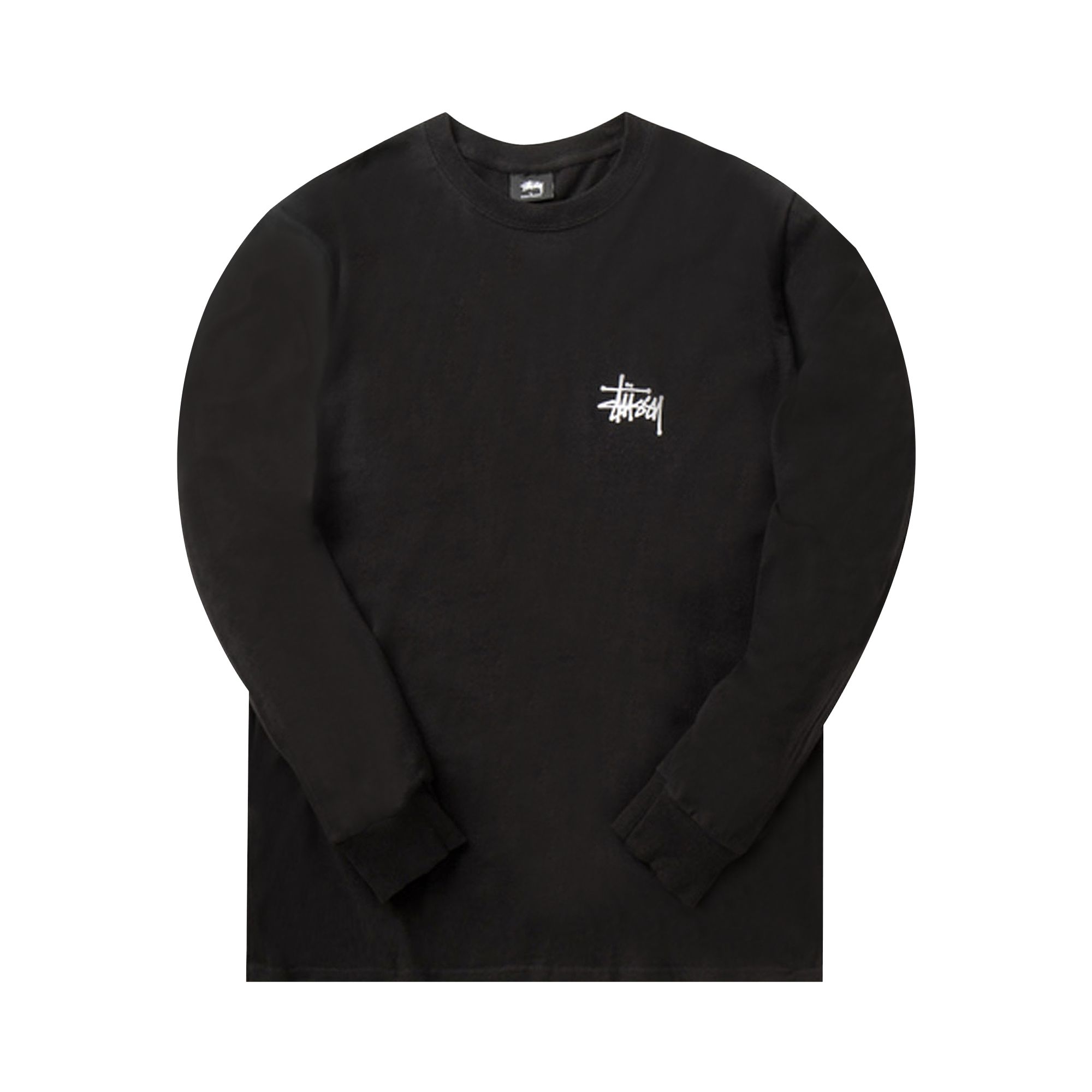 Stussy Basic Long-Sleeve Tee 'Black' | Men's Size XL