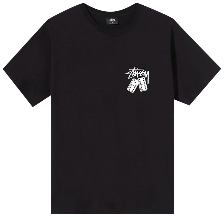 Stussy Dominoes Tee Black