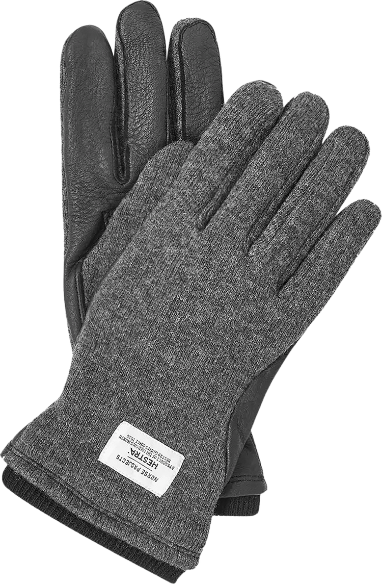 Norse Projects x Hestra Svante Gloves 'Charcoal'