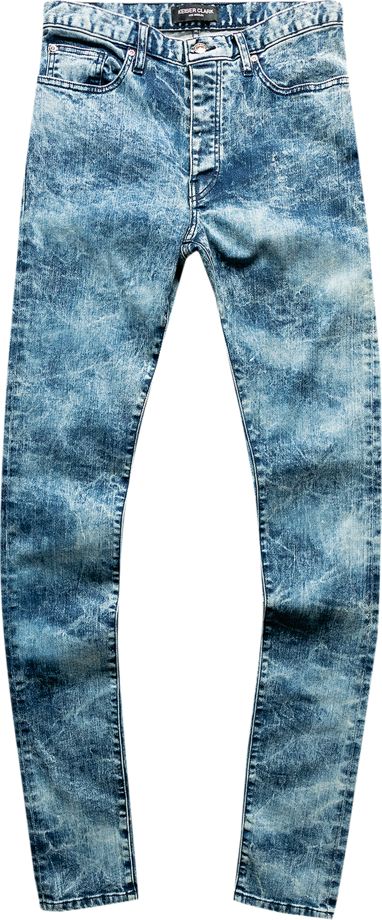 Keiser Clark Acid Wash Denim Jeans 'Blue'