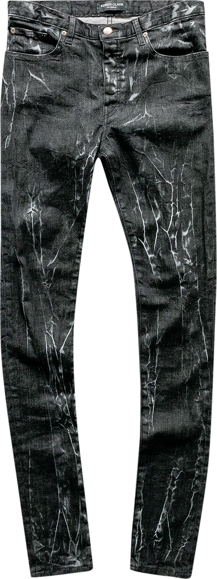 Keiser Clark Acid Wash Denim Jeans 'Black'