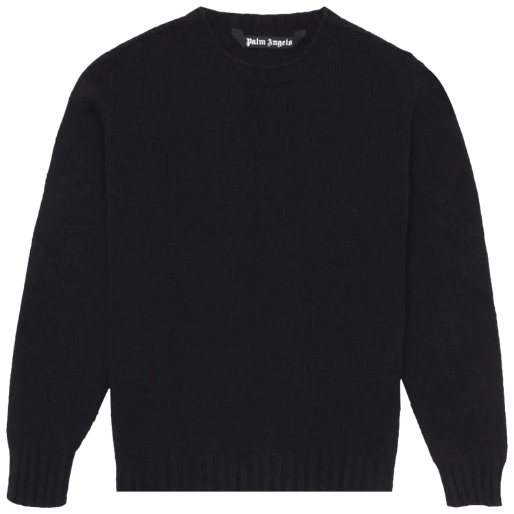 Palm Angels Rec Logo Sweater BlackWhite