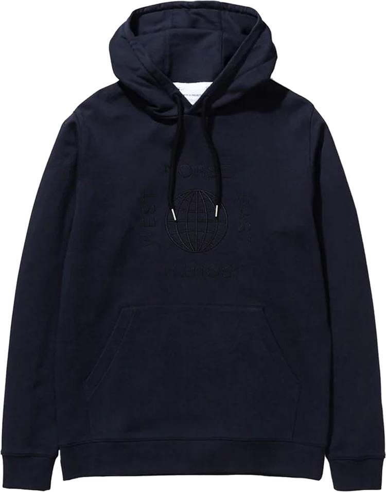 Norse Projects x Matt Luckhurst Hooded Sweatshirt 'Dark Navy'