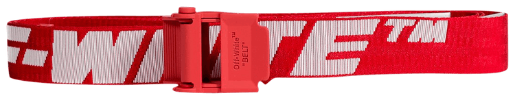 Off White 20 Industrial Belt White