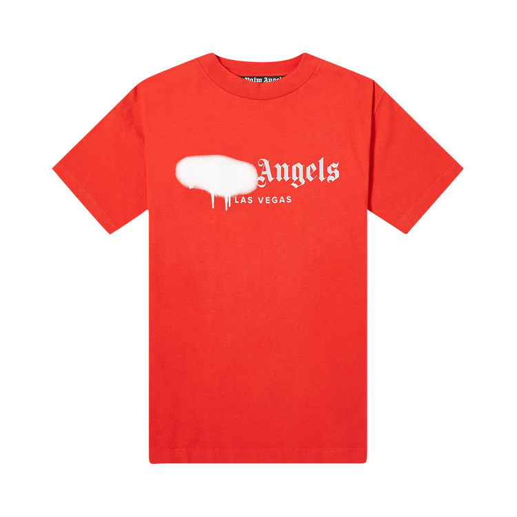 Palm Angels Las Vegas Sprayed Logo Tee White