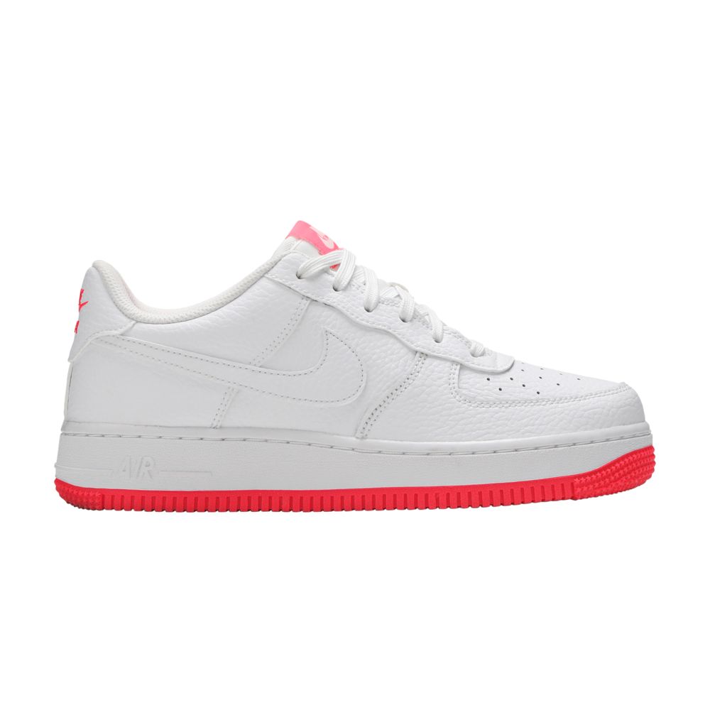 Pre-owned Nike Air Force 1 Low Gs 'white Racer Pink' | Kid's Size 4