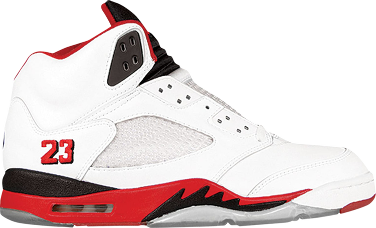 Betsy Trotwood close Specific Air Jordan 5 OG 'Fire Red' 1990 | GOAT