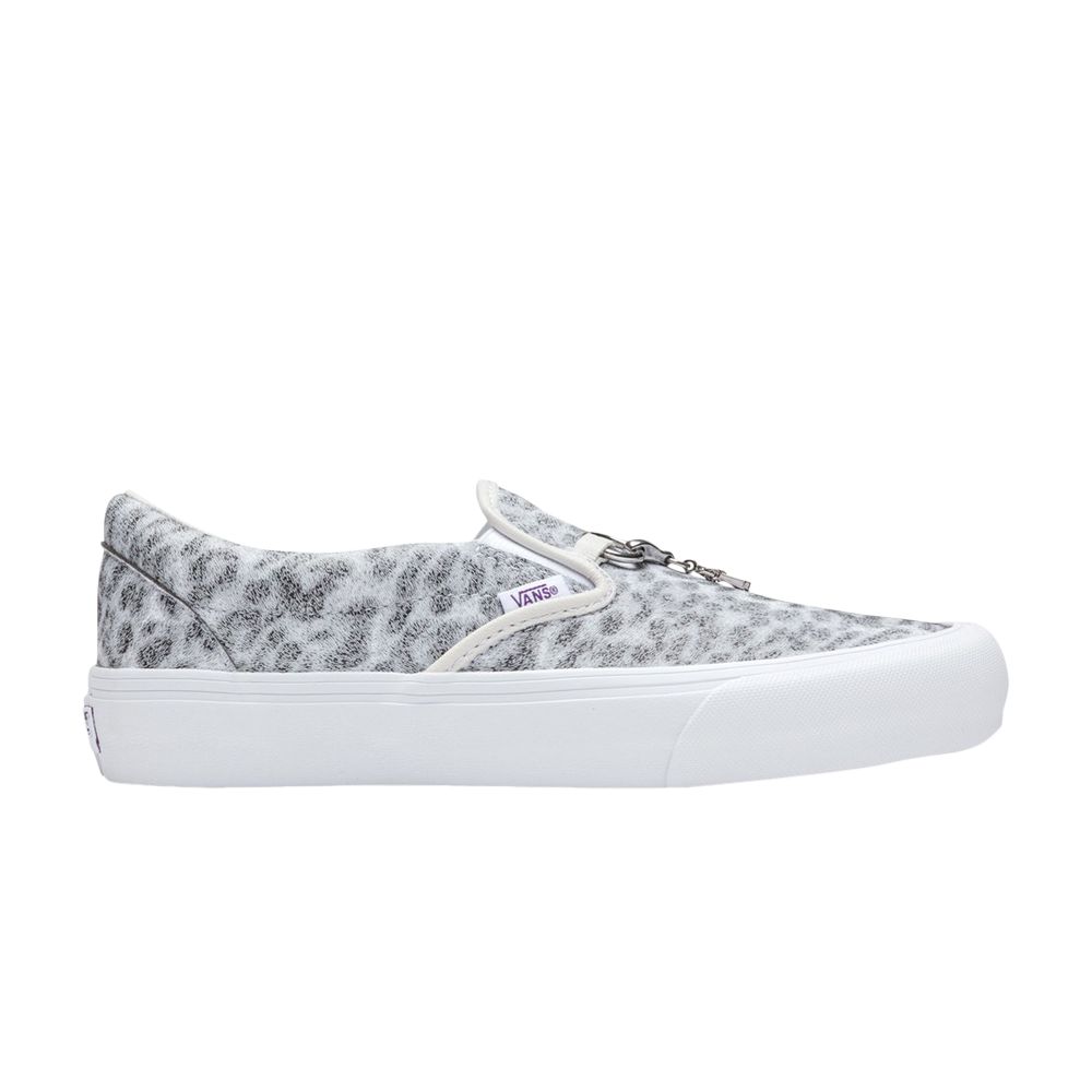 Vans Needles x Vault Classic Slip-On V 'Animal Print - White' | Men's Size 4.5