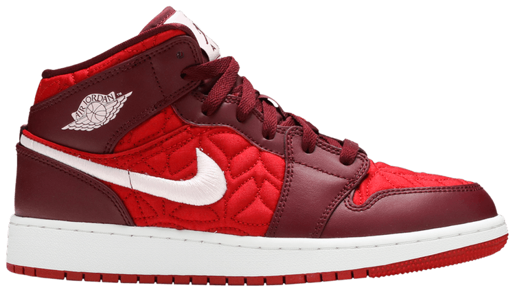 Buy Air Jordan 1 Mid SE GS Red Quilted AV5174 600 GOAT UK