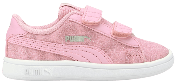 Puma Smash V2 V Infant Glitz Glam   Pale Pink