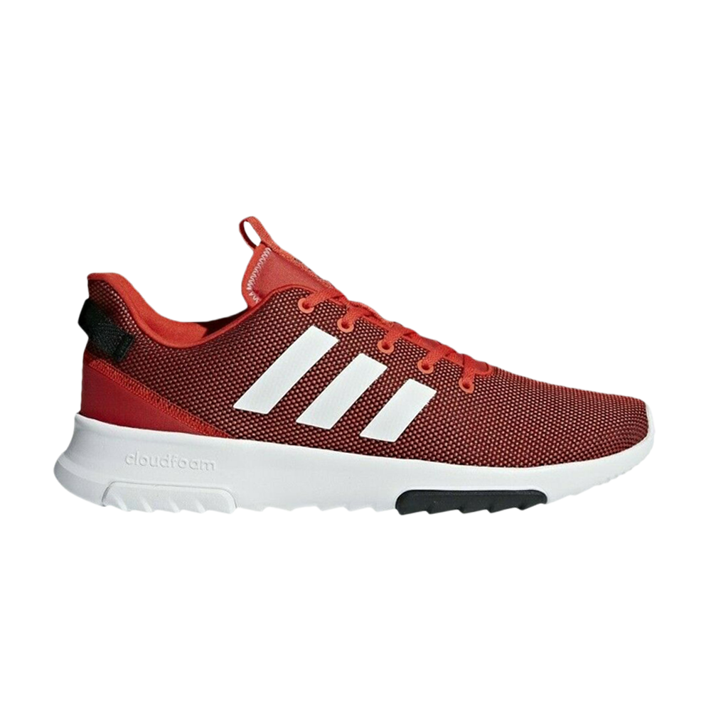 Pre-owned Adidas Originals Cloudfoam Racer Tr 'scarlet' In Red