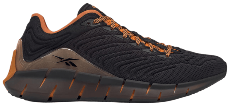 Reebok Zig Kinetica Black High Vis Orange