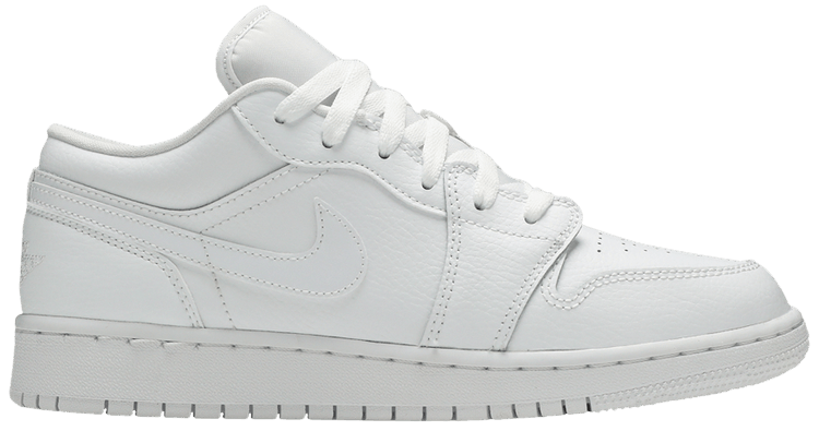 Air Jordan 1 Low GS Triple White