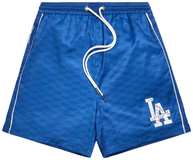 Kith For Major League Baseball Los Angeles Dodgers Active Short Royal Blue