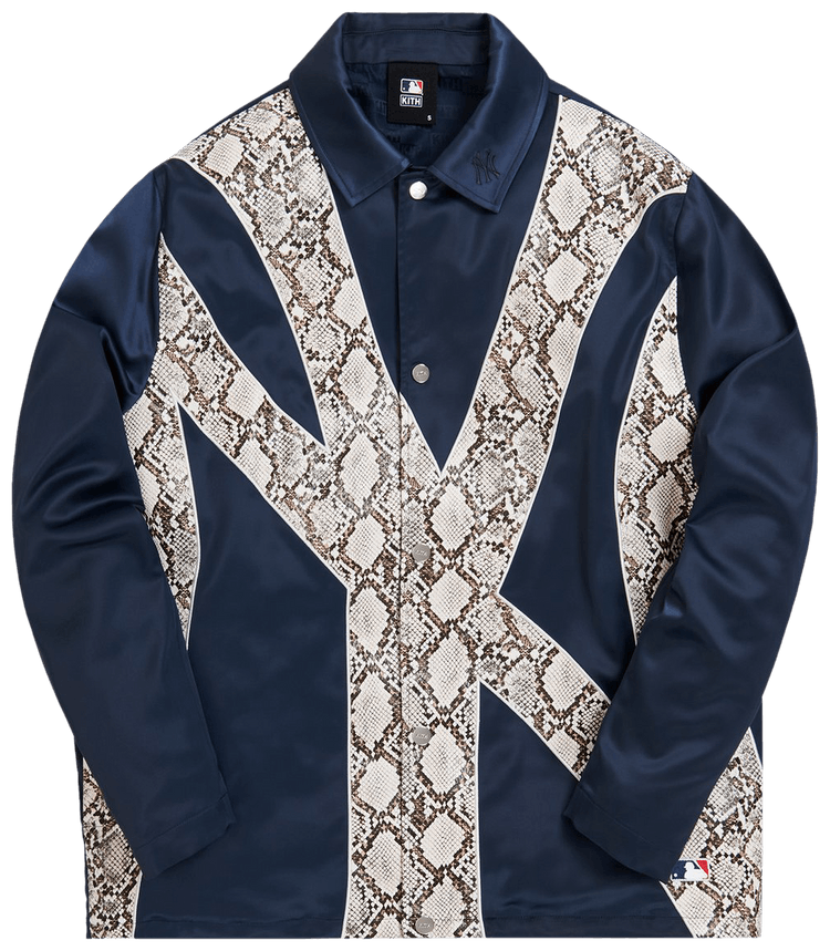 Kith For Major League Baseball New York Yankees Coaches Jacket 'Navy'