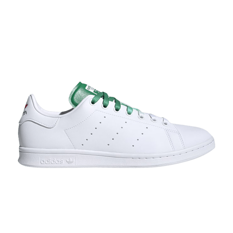 stan smith green and white
