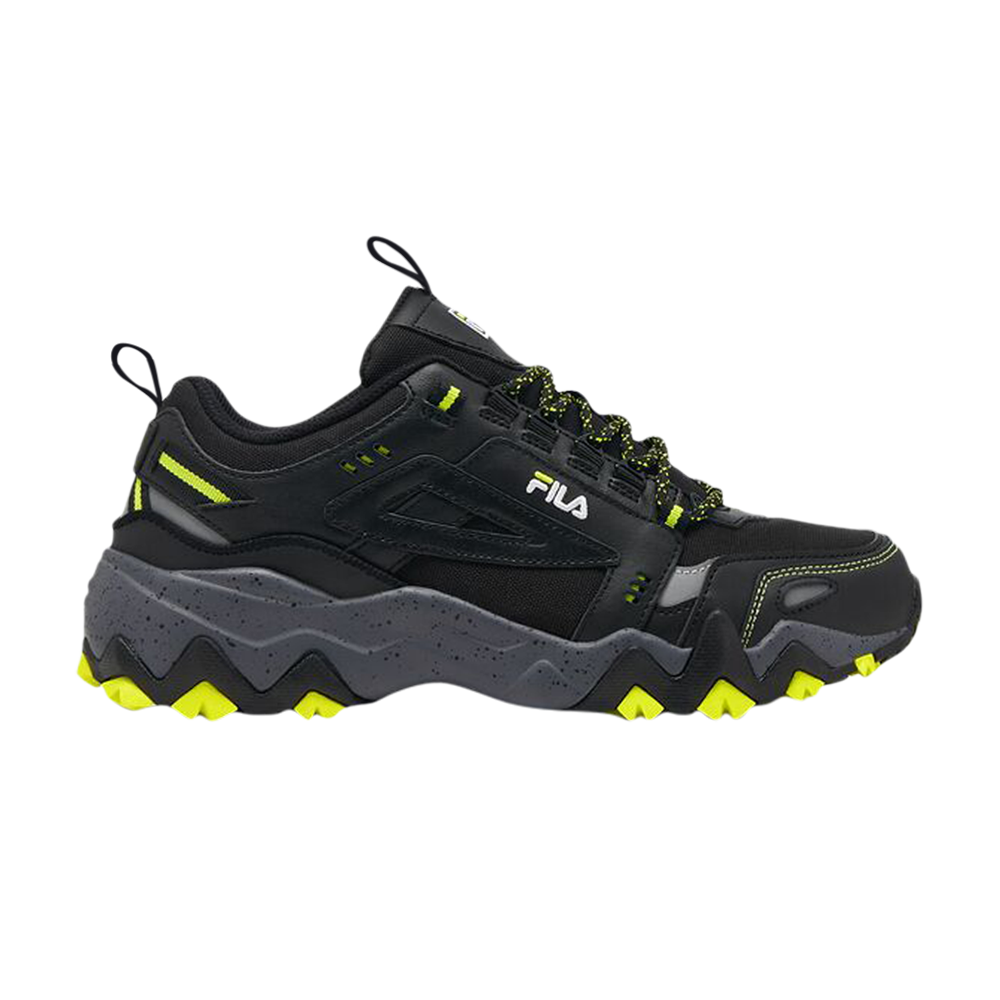 Pre-owned Fila Oakmont Tr 'black Safety Yellow'