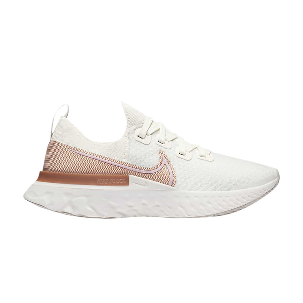 Nike Wmns React Infinity Run Flyknit 'Sail Metallic Copper' | White | Women's Size 7.5